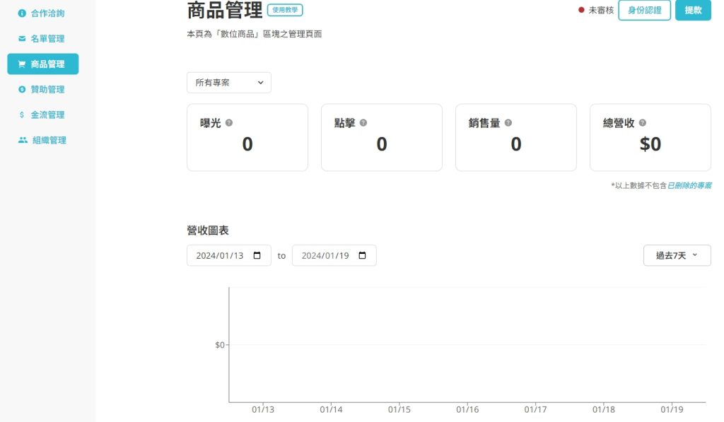 傳送門商品管理後台